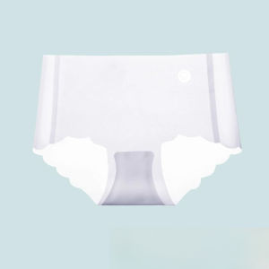 『Brelira』Ice Silk Seamless Panties Mid-Waist Cooling Underwear Ultra-Thin Breathable 3D Butt Lift Anti-Bacterial Traceless Women Panties