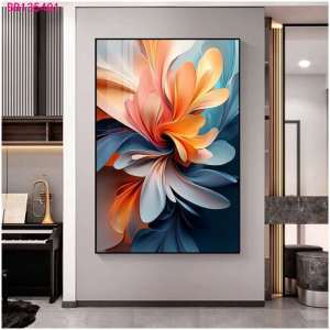 Himalaya Paintings arts style abstract design 50cmx70xm frameless or aluminum frame sintraboard decorative wall