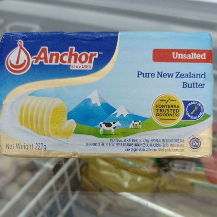 Anchor Butter Salted dan Unsalted 227g Lazada Indonesia