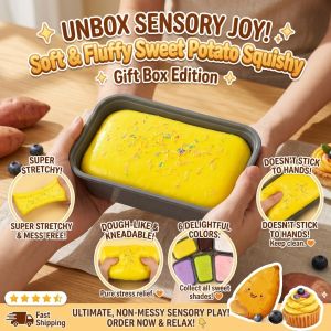 Large Slow Rising Cake Squishy PU Fidget Toy Stress Relief Soft Squeeze Box Shape Cartoon Kids Anxiety Relief Birthday Gift