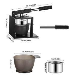 5.6L Electric Juicer Heavy Duty Original Portable Juicer Blender Rechargeable 6 IN 1 Juicer Maker Ice Crusher Multifunctional Household Juicer Food Grinder with Container for Home Kitchen