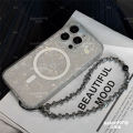 KELONTONG UNIK | EXTRA STRONG MAGNET Callie Shell Glitter Magsafe Acrylic Magnetic Case - Hardcase/ Casing HP for iPhone 11 12 13 14 15 16 PRO PROMAX PLUS CIMA. 