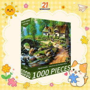 (Ready Stock) 1000PCS Scenery Jigsaw Puzzle Adults Dewasa 70x50cm / 75x50cm Challenging Landscape Art Stress Relief Gift