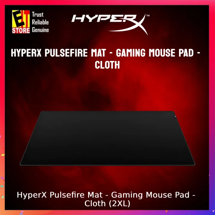 HYPERX PULSEFIRE GAMING MOUSE PAD CLOTH - EXTRA LARGE M 360mm x 300mm (4Z7X3AA) / 2XL 1220mm X 610mm (4Z7X6AA)