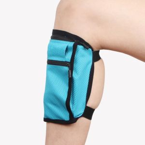 BLACKON Stylish Outdoor Calf Bag Waterproof Nylon Running Phone Storage Pouch Running Bag Lightweight Leg Wallet Bag Men Women