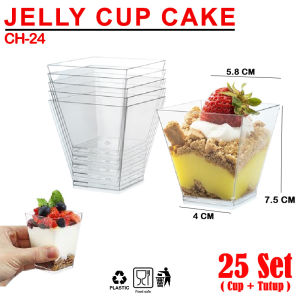 Jelly Cup + Tutup / Gelas Cup Puding CH 24 | Jelly Cup