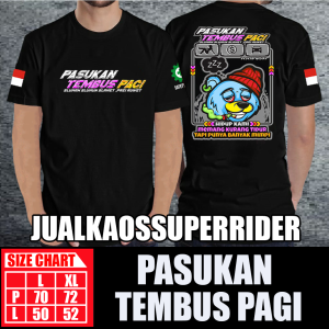 BAJU KAOS DISTRO PASUKAN TEMBUS PAGI