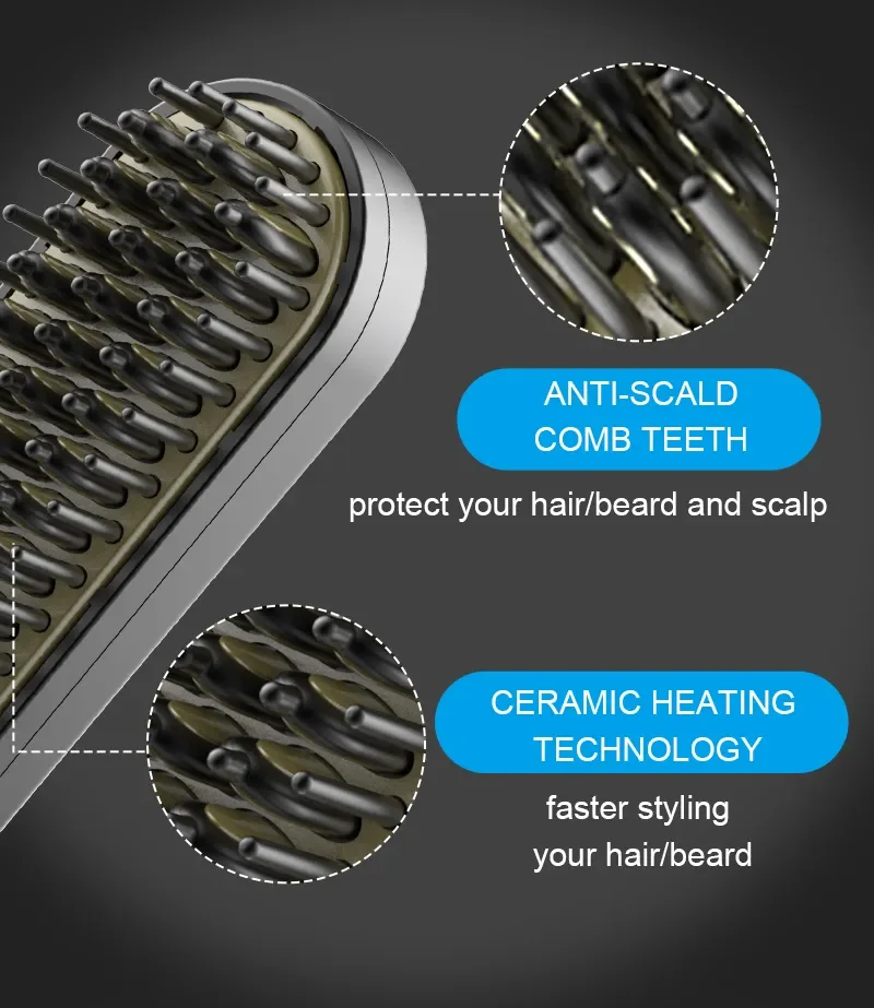 anti-scald comb teeth and ceramic heating technology