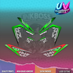 CLICK 125 V4 VIETNAM UV TRANSPARENT DECALS (2026 TERBARU MOTIF DESIGN) MotoKits By Inkboss Creations