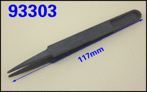 LEI Type : Plastic Tweezers Material: PPS+Fiber composite plastics Color:black Overall Size : approx. 12 x 1.1 x 1.4cm 4.7