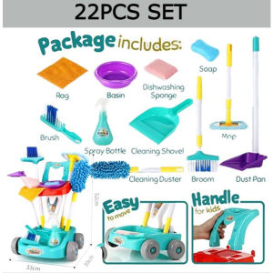 **Malaysia Seller** Kids Toys Pretend Play Cleaning Toys Pretend Play Housekeeping Vacuum Cleaner Mainan Pembersihan Kanak
