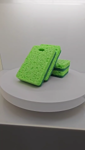 5pcs/10pcs Kitchen Dish Sponge For Kitchen And Bathroom Cleaning Efficient Absorption And Stain Removal Brushes