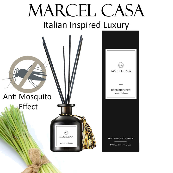Anti Mosquito Effect Lemongrass Reed Diffuser 100ml Mosquito
