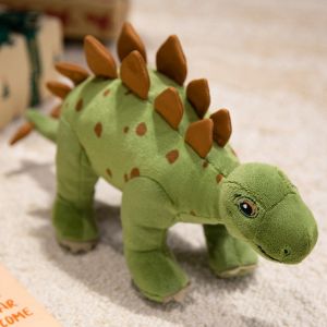 MUQZI Velociraptor Green Triceratops Doll PP Cotton Tyrannosaurus Rex Simulation Stuffed Doll Cute Collection Dinosaurs Plush Pillow Birthday Gifts