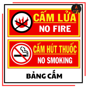 NỘI QUY TIÊU LỆNH CẤM THUỐC CẤM LỬA PCCC BẢNG NỘI QUY TIÊU LỆNH PHÒNG CHÁY CHỮA CHÁY