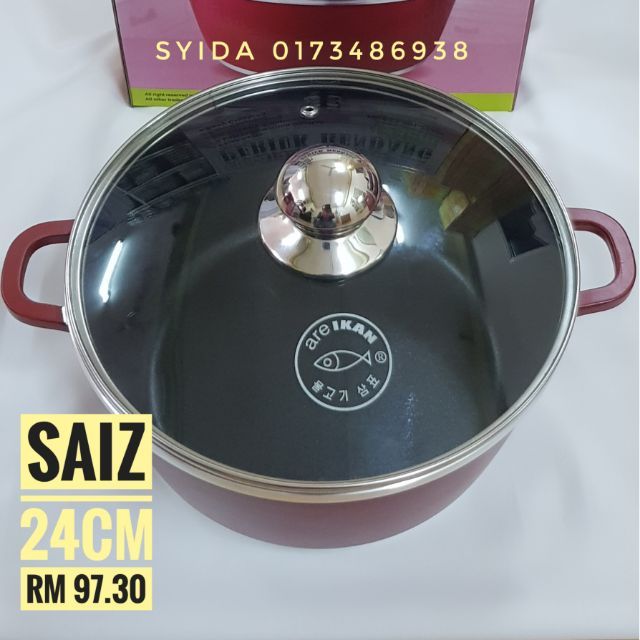 Periuk Rendang Areikan Menang Glassware - [24CM / 28CM / 32CM] | Lazada