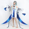 Genshin Impact Guizhong Cosplay Costume Women Anime Game Cos Wig Costumes Free Wig Cap. 