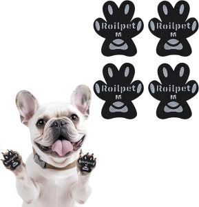 Dog Paw Protector Anti-Slip Pads Toe Grips for Senior Dogs to Prevent Slipping on Hardwood Floors Stronger Self-Adhesive Paw Pad Provide Traction for Elderly Injured Pets (12 Sets - 48Pads XL)