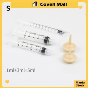 Pet Feeding Syringe With Silicone Pacifier Pet Nipple Feeder Sryinge 1/3/5/10/30ml