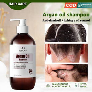 Argan Oil Dandruff Shampoo 500ml Powerful anti dandruff shampoo Anti-dandruff mite removal oil control itching relief nourishing hair