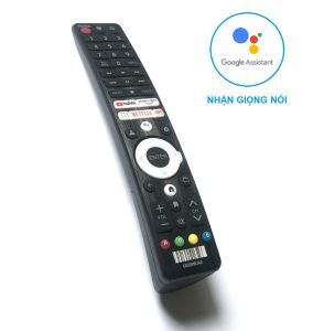 Remote Dùng Cho TV SHARP Điều Khiển Tivi Nhận Giọng Nói Android Smart TV GB326WJNA Thay Được GB326WJN8 GB346WJSA Kèm Pin AAA