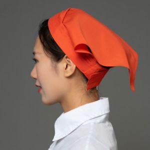 LIVELYN Work Wear Waiter Triangle Headband Smoke-proof Dust Bundled Hair Kitchen Wrap Hair Hat Cook Accessories Breathable Cooking Hygienic Cap Restaurants