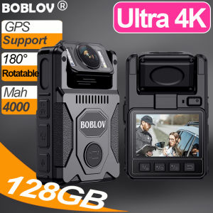 Boblov M7 Pro Werable thân máy camera Mini Hành Động Cảnh Sát Máy Ảnh Với GPS 4K HD 2160P 256GB 4000MAh Với nhìn trong đêm 15H Ghi Âm Thể Thao Chuyển Động Phát Máy ghi âm DVR Video Bodycam Máy Quay Phim Hành Động Cam Xe Máy Dash Cam Cho Vlogging
