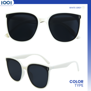 IOOI Eyewear -  Kacamata Hitam kotak  Sunglasses Retro PC UV Protection Wanita 856