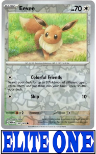Eevee #133 REVERSE HOLO - Pokemon 151 (English) - Pokemon Cards Singles