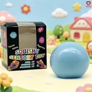 [SG Seller] Bright Tones Squishy Sensory Ball No Noise Smooth Surface Compact Handheld Stress Calming Toy