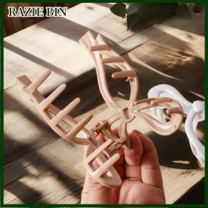 RAZIE BIN Silicone an toàn mềm cá mập Clip chống va chạm bảo vệ cho mặt sau của đầu chống mùa thu của phụ nữ tóc Claw Clip phụ kiện