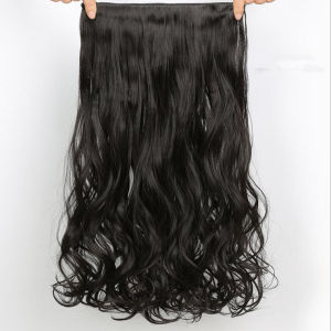 TSE Wigs Curtain Hair Wig Extension Body Waved Long Curled Hair Piece Coin Curled Design Big Wave Seamless Hair Curtains SW10