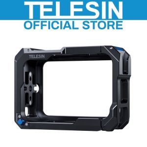 TELESIN Metal Cage Camera Housing Frame Case for GoPro Hero 13 12 11 10 9