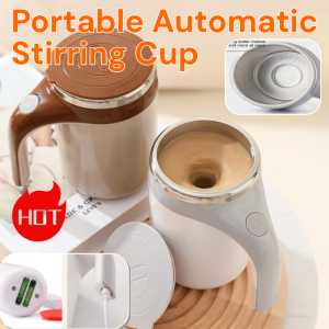 Portable Automatic Stirring Cup Rechargeable Electric Coffee Cup Stainless Steel Rotating Magnetic