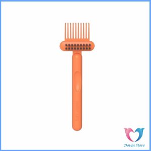 D.S. 1 ชิ้น แปรงทำความสะอาดหวี เรียบง่าย สําหรับทําความสะอาดหวีของคุณ Comb cleaning brush