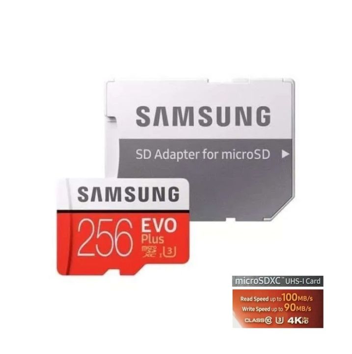 SAMSUNG MICRO SD 256GB EVO Plus microSDXC 256GB with SD adapter