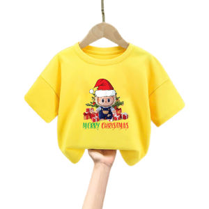 Áo thun labubu noel cho bé trai va bé gái 6kg-32kg.ALBB16