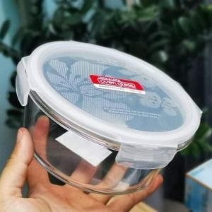 Hộp thủy tinh chịu nhiệt Luminarc Pure 920ml có khóa chống tràn - - tho thuy tinh - to thuy tinh cao cấp