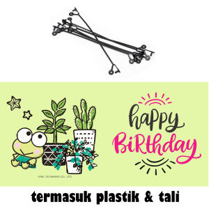 ( ISI 10 PCS ) TAS SNACK ULANG TAHUN 25x45 | Plastik Ulang Tahun / UlangTahun | Tas Souvenir | Tas Kado | Birthday Bag | Tas Snack Ulang Taun / UlangTaun