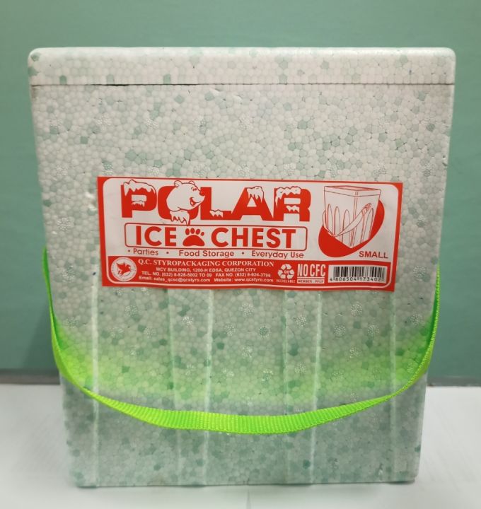 STYRO BOX / MINI BOX WITH STRAP HANDLE / PORTABLE STYRO BOX Lazada PH