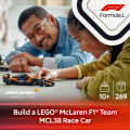 LEGO SPEED CHAMPIONS 77251 McLaren F1® Team MCL38 Race Car Building Set Toys (269 Pieces). 