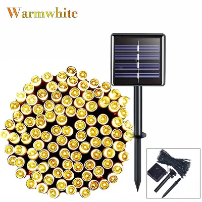 22M Solar Christmas Lights Outdoor Waterproof 8 Modes Lighting LED Solar Power Christmas Lights Decoration for Party Wedding Home Garden
