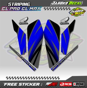 STRIPING VARIASI HONDA GL PRO - GL MAX / STICKER LIST VARIASI MOTOR HONDA GL PRO - GL MAX