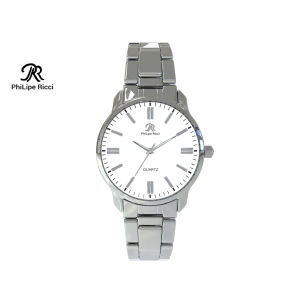 PhiLipe Ricci Jam Tangan Wanita Rantai Besi Analog Black Series WBLCK21 Free Box