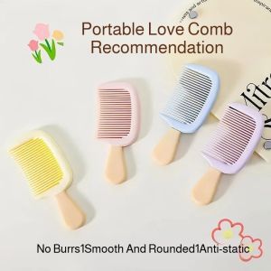 🍧Anti-Static Mini Ice Cream Comb Hairdressing Comb Girls Comb Student Dormitory Small Comb Portable Comb迷你冰淇淋美发梳