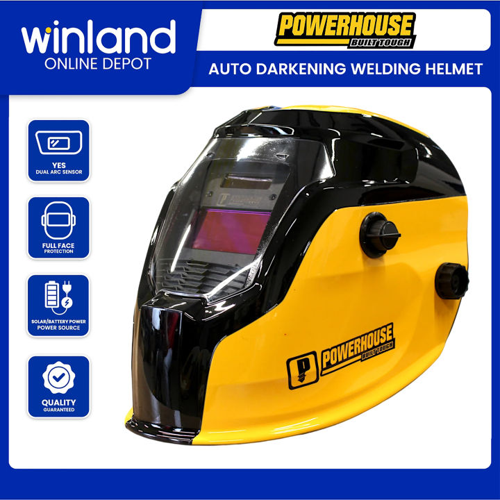 auto darkening welding helmet lazada Powerhouse by Winland Ultimate Series Auto Darkening Welding Helmet  PH-WDH-HD2
