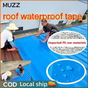Roof tape sealant waterproof roofing adhesive roofing tape Color steel tile waterproof self-adhesive membrane Roof leak repair Strong butyl waterproof heat insulation waterproof tape sticker