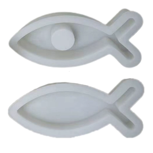 Fish Shape Candlestick Silicone Mold Animal Holder Resin Mold Stick Holder Fish Epoxy Molds DIY Home Decor