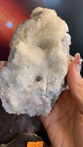 Ổ trứng đá Thạch Anh tự nhiên năng lượng vũ trụ thiền định 785