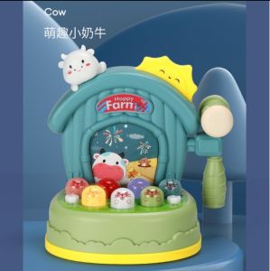 Mainan Pukul Tikus Lengkap Music Piano Mini / Whack A Mole With Farm Music Piano